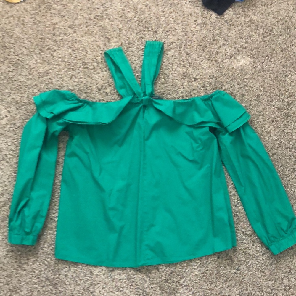GUC J.Crew Off The Shoulder Ruffled Blouse